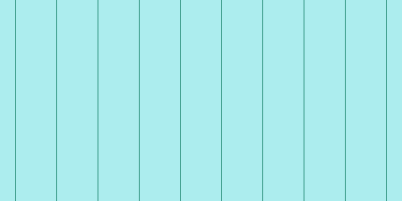 #5adee0 (50%), #46a393 vertical lines, two pixels wide, eighty pixels apart