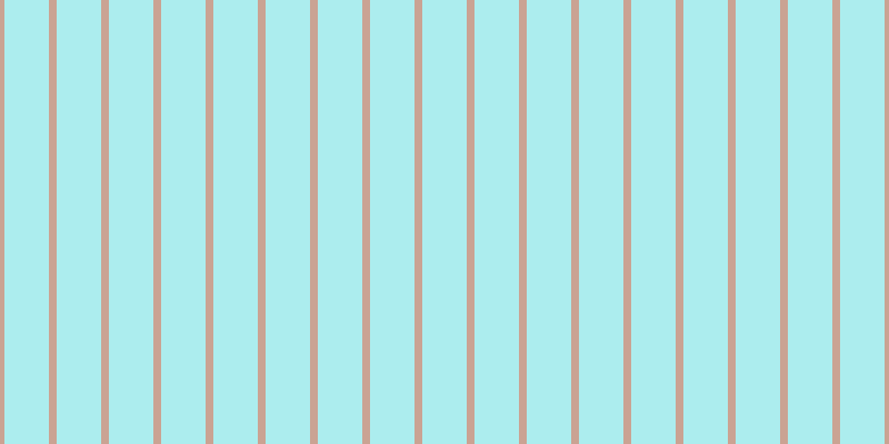 #5adee0 (50%), #caa393 vertical lines, seven pixels wide, forty pixels apart