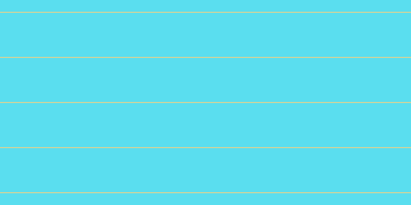 #5adeef, #dbd393 horizontal lines, two pixels wide, eighty-six pixels apart