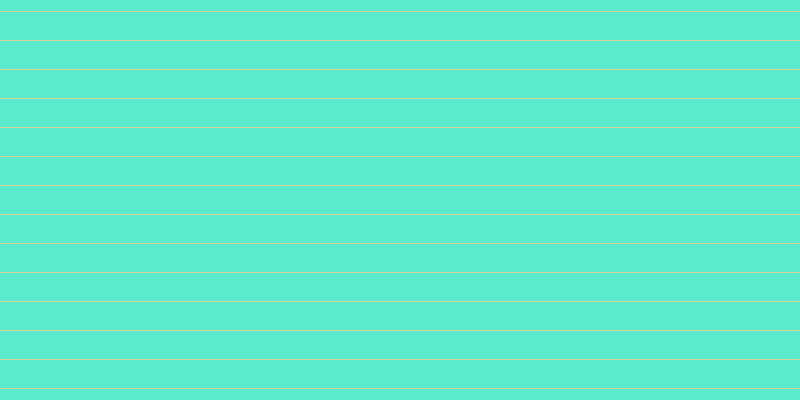 #5aebcd, #dbd393 horizontal lines, one pixels wide, twenty-eight pixels apart
