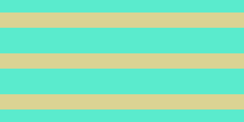 #5aebcd, #dbd393 horizontal lines, fifty pixels wide, eighty-four pixels apart