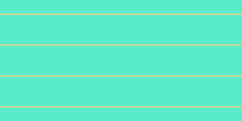 #5aebcd, #dbd393 horizontal lines, five pixels wide, ninety-seven pixels apart