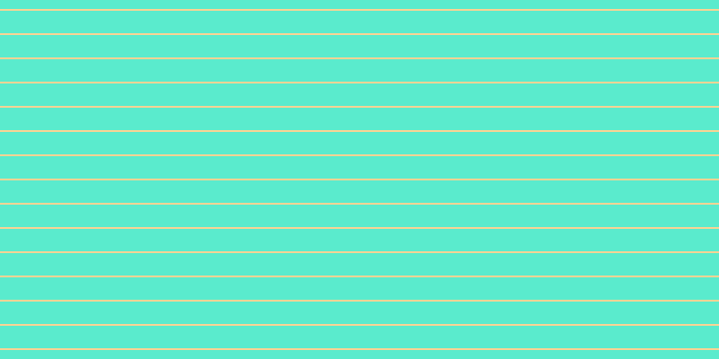 #5aebcd, #fcd393 horizontal lines, two pixels wide, twenty-five pixels apart
