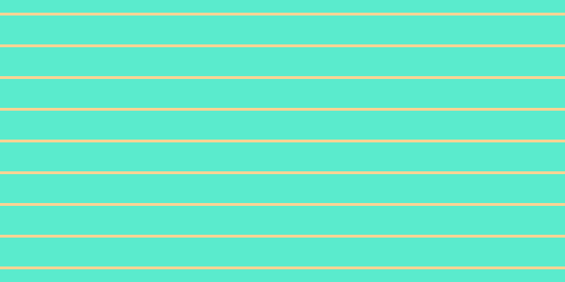 #5aebcd, #fcd393 horizontal lines, four pixels wide, forty-one pixels apart