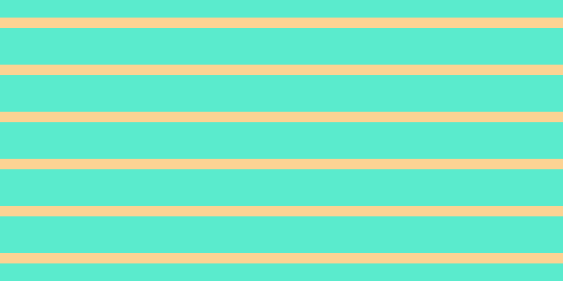#5aebcd, #fcd393 horizontal lines, fifteen pixels wide, fifty-two pixels apart
