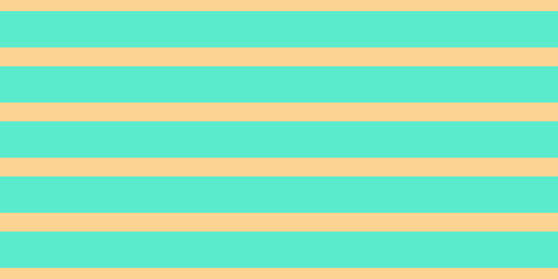 #5aebcd, #fcd393 horizontal lines, twenty-seven pixels wide, fifty-two pixels apart