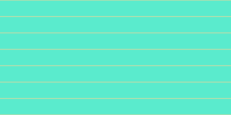 #5aebcd, #fcd393 horizontal lines, two pixels wide, fifty-five pixels apart