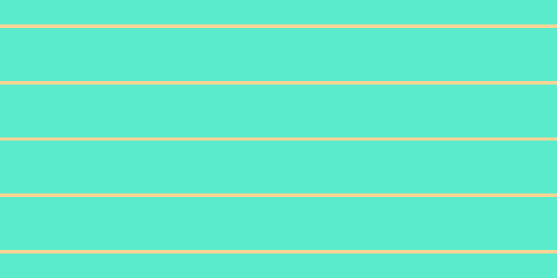 #5aebcd, #fcd393 horizontal lines, five pixels wide, seventy-six pixels apart