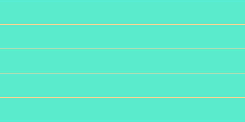 #5aebcd, #fcd393 horizontal lines, two pixels wide, seventy-eight pixels apart