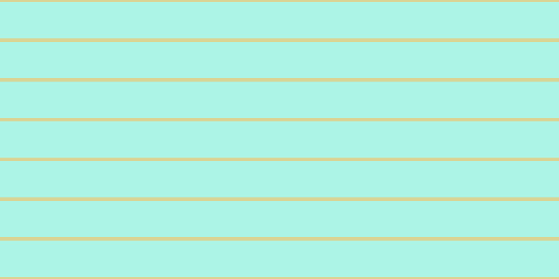 #5aebcd (50%), #dbd393 horizontal lines, five pixels wide, fifty-two pixels apart