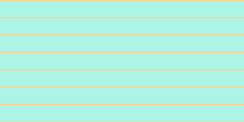 #5aebcd (50%), #fcd393 horizontal lines, five pixels wide, fifty-two pixels apart