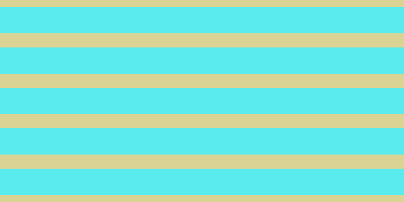 #5aebee, #dbd393 horizontal lines, twenty-eight pixels wide, fifty-two pixels apart