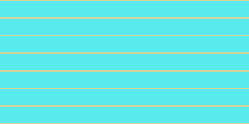 #5aebee, #dbd393 horizontal lines, five pixels wide, fifty-two pixels apart