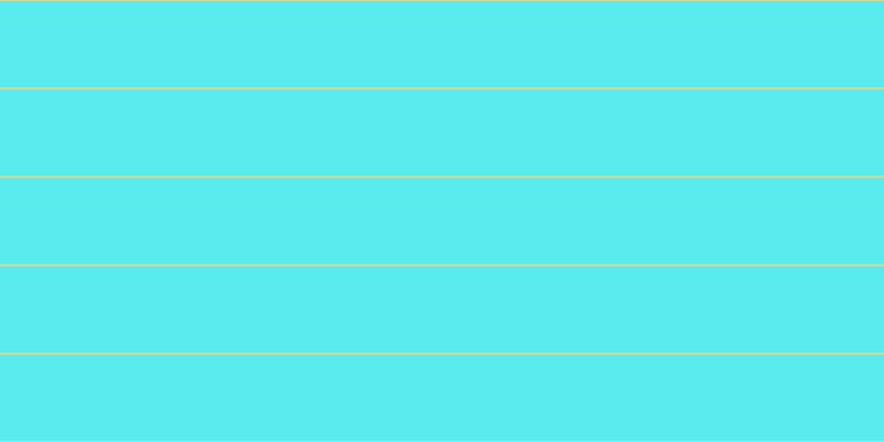 #5aebee, #dbd393 horizontal lines, two pixels wide, seventy-eight pixels apart