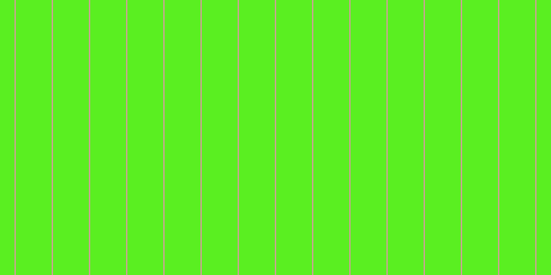 #5aef21, #caa393 vertical lines, two pixels wide, fifty-two pixels apart