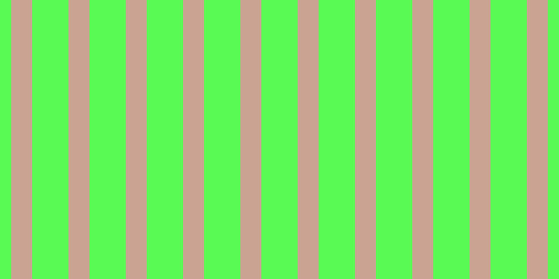 #5afa55, #caa393 vertical lines, thirty pixels wide, fifty-two pixels apart