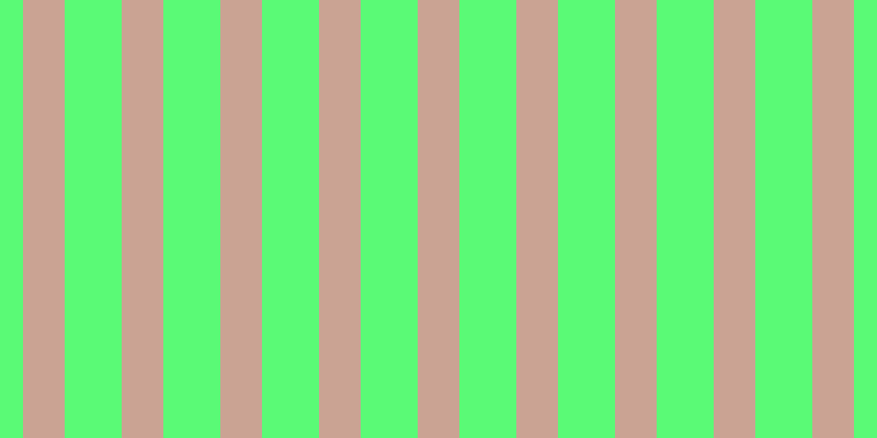 #5afa76, #caa393 vertical lines, thirty-eight pixels wide, fifty-two pixels apart