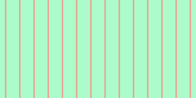 #5afa97 (50%), #eba393 vertical lines, six pixels wide, fifty-two pixels apart