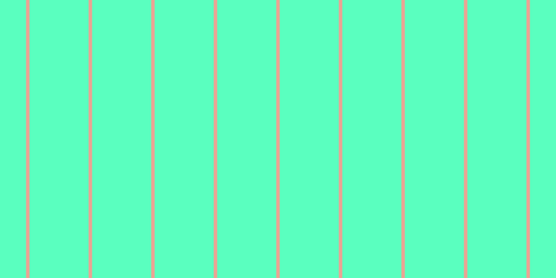 #5affbf, #eba393 vertical lines, five pixels wide, eighty-five pixels apart