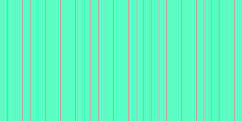 #5affc6, #caa393 vertical lines, two pixels wide, twenty-three pixels apart