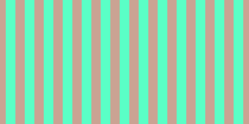 #5affc6, #caa393 vertical lines, thirty pixels wide, thirty-one pixels apart