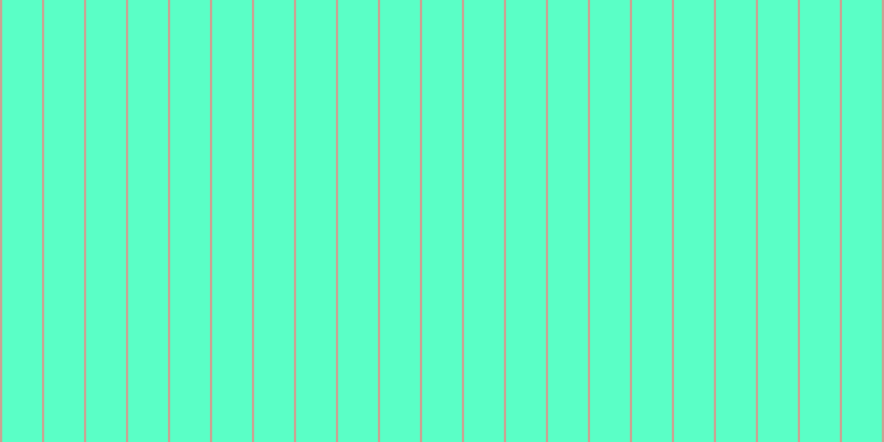 #5affc6, #caa393 vertical lines, two pixels wide, thirty-six pixels apart