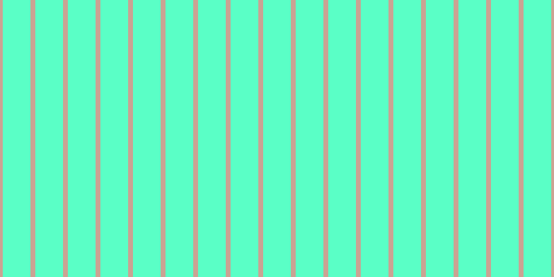 #5affc6, #caa393 vertical lines, seven pixels wide, forty pixels apart