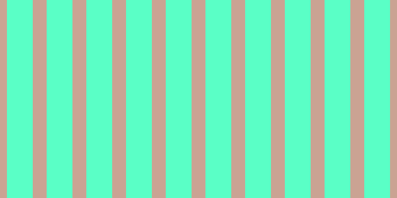 #5affc6, #caa393 vertical lines, twenty-eight pixels wide, fifty-two pixels apart