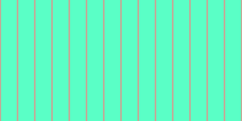 #5affc6, #caa393 vertical lines, five pixels wide, fifty-two pixels apart