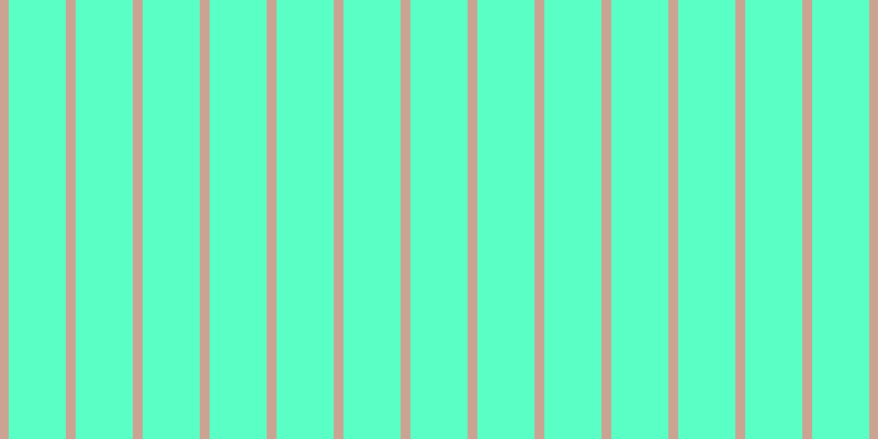 #5affc6, #caa393 vertical lines, nine pixels wide, fifty-two pixels apart