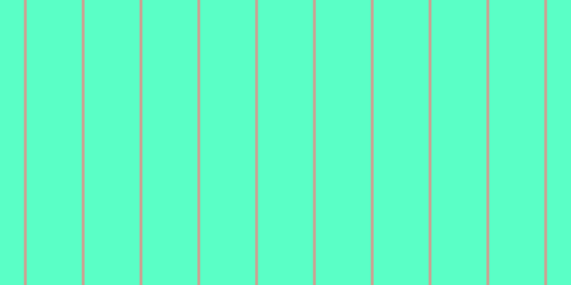#5affc6, #caa393 vertical lines, four pixels wide, seventy-seven pixels apart