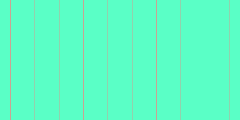#5affc6, #caa393 vertical lines, two pixels wide, seventy-nine pixels apart