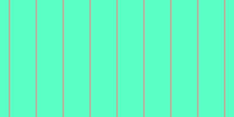 #5affc6, #caa393 vertical lines, five pixels wide, eighty-seven pixels apart