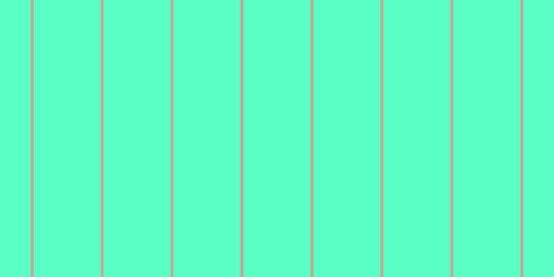 #5affc6, #caa393 vertical lines, four pixels wide, ninety-seven pixels apart
