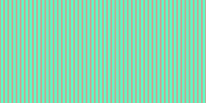 #5affc6, #caa393 vertical lines, seven pixels wide, nine pixels apart