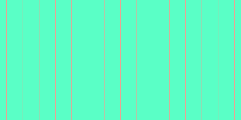 #5affc6, #eba393 vertical lines, two pixels wide, fifty-two pixels apart