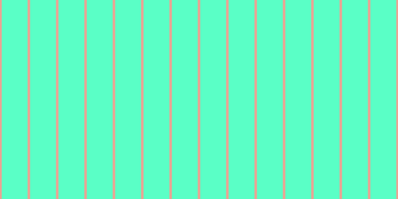 #5affc6, #eba393 vertical lines, five pixels wide, fifty-two pixels apart