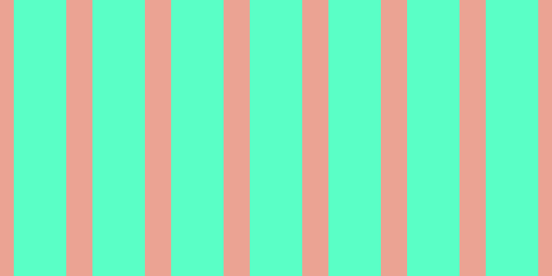 #5affc6, #eba393 vertical lines, thirty-eight pixels wide, seventy-six pixels apart