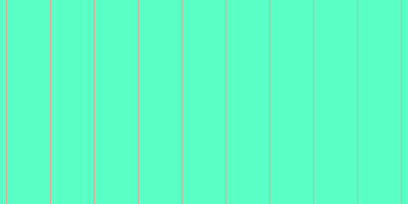 #5affc6, #eba393 vertical lines, two pixels wide, eighty-four pixels apart