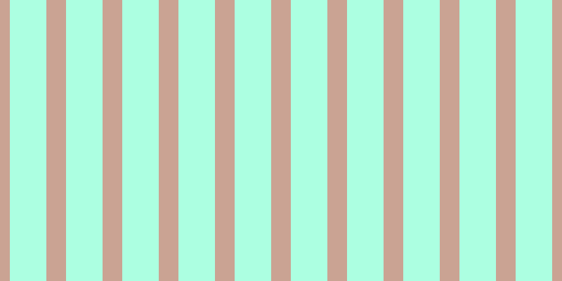 #5affc6 (50%), #caa393 vertical lines, twenty-eight pixels wide, fifty-two pixels apart