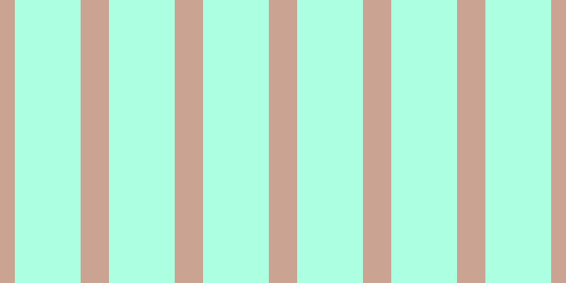 #5affc6 (50%), #caa393 vertical lines, forty pixels wide, ninety-three pixels apart