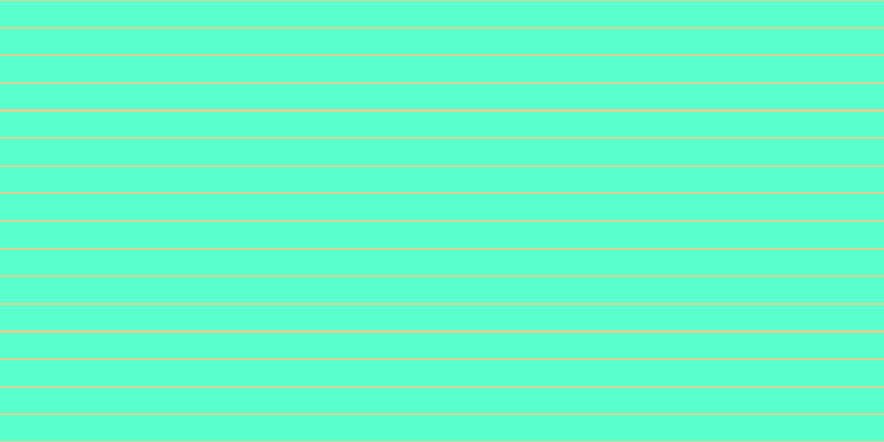 #5affce, #dbd393 horizontal lines, two pixels wide, twenty-three pixels apart