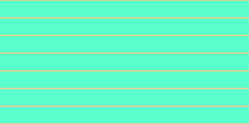 #5affce, #dbd393 horizontal lines, five pixels wide, fifty-two pixels apart