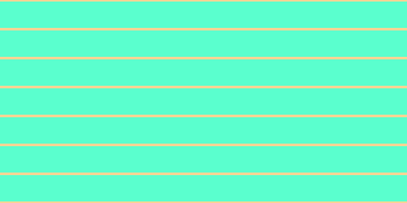 #5affce, #fcd393 horizontal lines, five pixels wide, fifty-two pixels apart