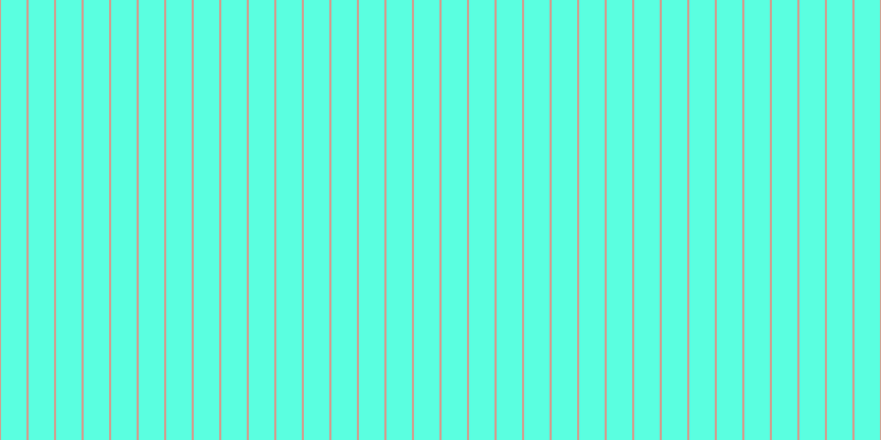 #5affe0, #caa393 vertical lines, two pixels wide, twenty-three pixels apart