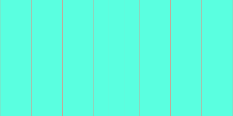 #5affe0, #caa393 vertical lines, one pixels wide, fifty-two pixels apart