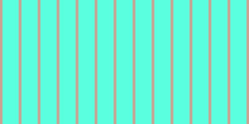 #5affe0, #caa393 vertical lines, nine pixels wide, fifty-two pixels apart