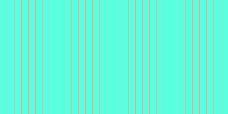 #5affe0, #eba393 vertical lines, two pixels wide, twenty-three pixels apart