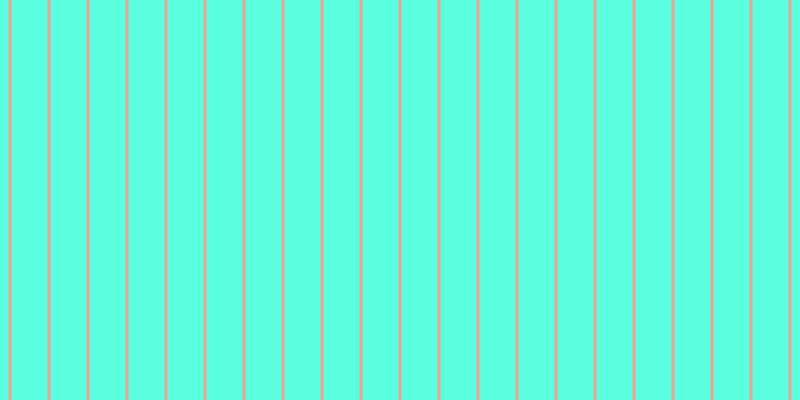 #5affe0, #eba393 vertical lines, three pixels wide, thirty-six pixels apart