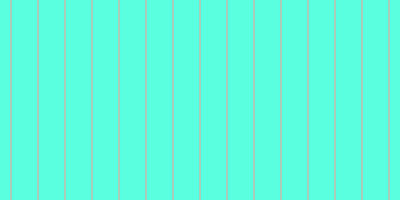 #5affe0, #eba393 vertical lines, two pixels wide, fifty-two pixels apart